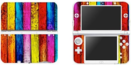 FOTTCZ műanyag Fedelet Matricák Bőr Matricát az Új 3DS XL/LL - Szivárvány Fa, Gabona