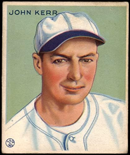 1933 Goudey 214 John Kerr Washington Senators (Baseball Kártya) VG Szenátorok