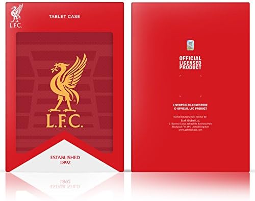 Fejét az Esetben Minták Hivatalosan Engedélyezett Liverpool Football Club Harmadik 2021/22 Bőr Könyv Tárca