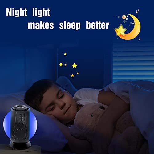 GEZIDEA Galaxy Projektor,Éjszakai Fény,Multi-Function Mennyezeti Projektor Gyerek Szoba Dekoráció, Éjszakai