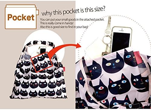Japán tervezők Préri Kutya többször használatos Összehajtható Bevásárló Bevásárló Táskát mosógépben mosható/44lb