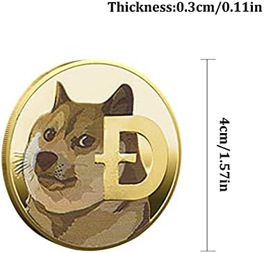 Virtuális Valuta Dogecoin Megemlékező Hű Shiba Inu Kutya Doge Érme 2021 Limited Edition Szuvenír Kézműves