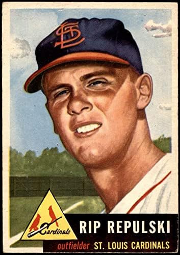 1953 Topps 172 Rip Repulski St. Louis Cardinals (Baseball Kártya) VG/EX+ Bíborosok