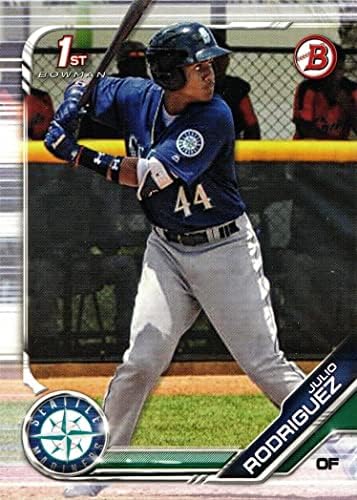 2019 Bowman Kilátások Baseball BP-33 Julio Rodriguez Előre Újonc Kártya - 1. Bowman Kártya