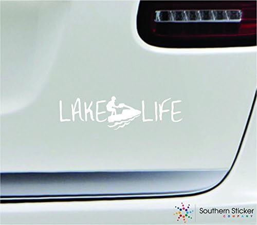Lake Élet, Jet-ski, 7x1.9 White Water Jet-ski Fun Kültéri Úszómedence Egyesült Államok Színes Matrica