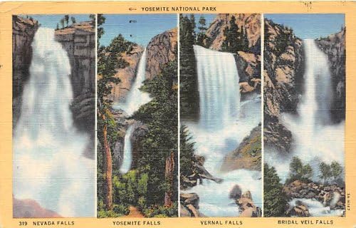 A Yosemite Nemzeti Parkban Kaliforniában Képeslap