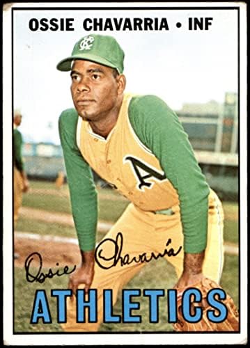 1967 Topps 344 Ossie Chavarria Kansas City Atlétika (Baseball Kártya) Dean Kártyák 2 - JÓ Atlétika