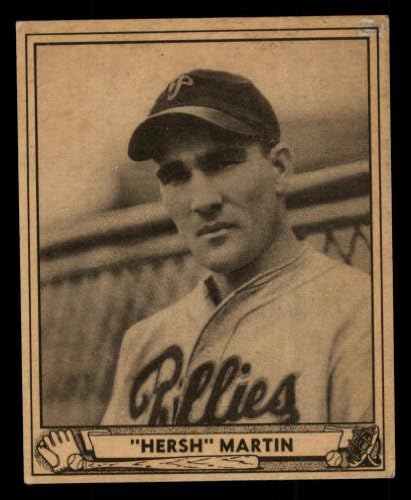 1940-ben Játszani 100 Hersh Martin Philadelphia Phillies (Baseball Kártya) VG Phillies