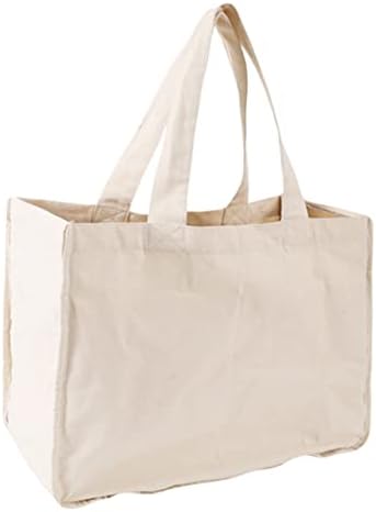 Zerodeko 1db Hordozható Vászon Összehajtható Bevásárló Táska Vászon Táska Vászon Tote Bags Bevásárló Táska