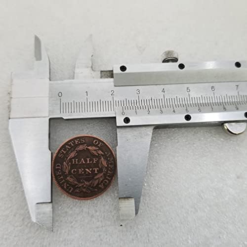 Antik Kézműves Amerikai 1836-Ban, Fele Ezüst Dollár Ezüst Dollár Külföldi Ezüst Dollár Gyűjtemény