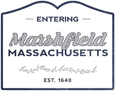 Lámpás Nyomja Meg Marshfield, Massachusetts, Most Belépő (Kék) ( Pamut Vászon Újrafelhasználható Táska)