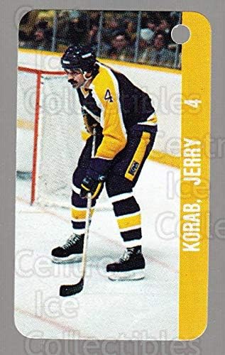 (CI) Los Angeles Kings, Jerry Korab Jégkorong Kártya 1983-84 NHL-Gomb Kategória 50 Los Angeles Kings,