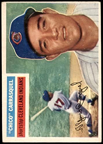 1956 Topps 230 Chico Carrasquel Cleveland indians (Baseball Kártya) VG Indiánok