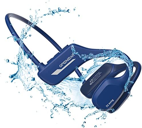 Csontvezetéses Fejhallgató Úszni a Víz alatt IPX8 Vízálló Fejhallgató Víz alatti Vízálló Fülhallgató,
