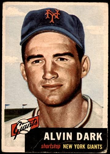 1953 Topps 109 Al Sötét New York Giants (Baseball Kártya) VG Óriások