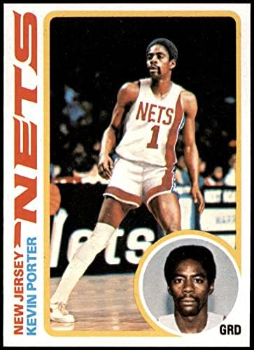 1978 Topps 118 Kevin Porter New Jersey Nets (Kosárlabda Kártya) NM/MT Hálók