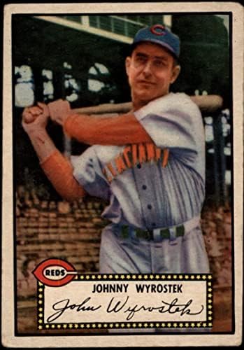 1952 Topps 13 John Wyrostek Cincinnati Reds (Baseball Kártya) FAIR Vörösök