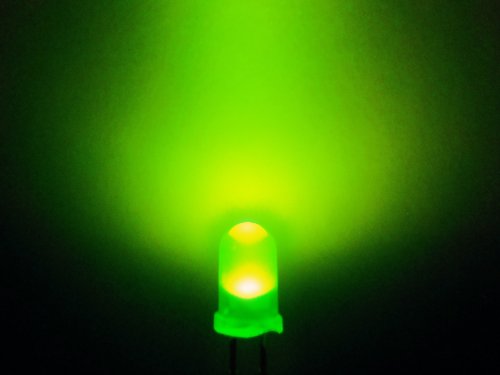 microtivity IL131 5mm Szórt Lime Zöld LED w/Ellenállások (Csomag 30)