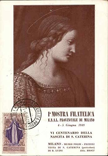 Vi Centenario Della Nascita di S. Caterina MIlano, Olaszország Eredeti Régi Képeslap