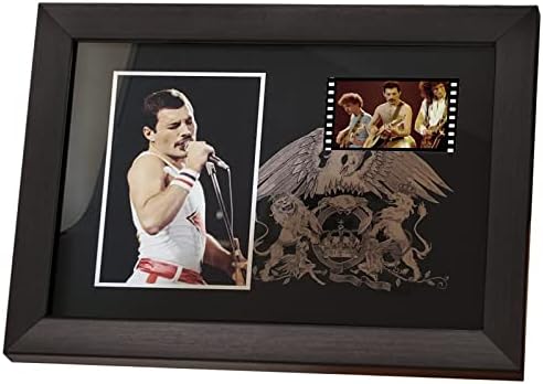 veratwo Klasszikus Zene Freddie Mercury Poszter Bekeretezett Fotó Ajándék 8x6 Cm - vel 1x 35 mm-es Film