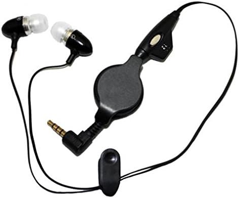Visszahúzható Fülhallgató, Vezetékes Fejhallgató Kihangosító Mikrofon, Headset, 3,5 mm-es Fülhallgató