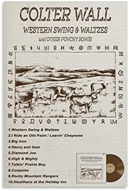 Western Swing & Keringők, Illetve Egyéb Ütős Dalok Colter Fal Plakátok Szoba Esztétikai 90-es évek Zenei