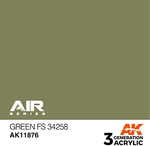 AK Akril 3Gen Repülőgép AK11876 Zöld FS 34258 (17ml)