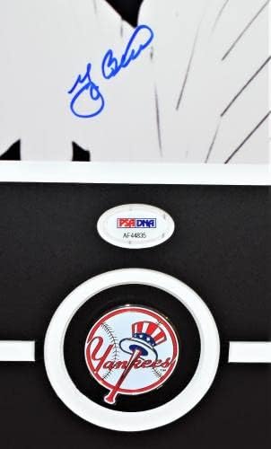 Yogi Berra Aláírt - Dedikált NY Yankees 8x10 hüvelyk Fotó KERETES + PSA/DNS-Matrica, s a Medál - Dedikált