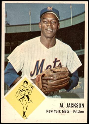 1963 Fleer 48 Al Jackson, New York Mets (Baseball Kártya) NM Mets