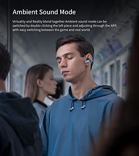 HEKATÉ által Edifier GX07 Vezeték nélküli Szerencsejáték Fülhallgató, Aktív zajszűrő Bluetooth Fülhallgató,