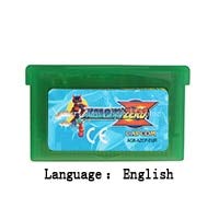 ROMGame 32 Bites Kézi Konzol videojáték Patron Kártya Megaman Nulla angol Nyelv Eu Verzió Zöld kagyló