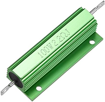 uxcell Alumínium Esetben Ellenállás 100W 2.2 Ohm Huzal Zöld LED Csere Átalakító 100W 2.2 RJ